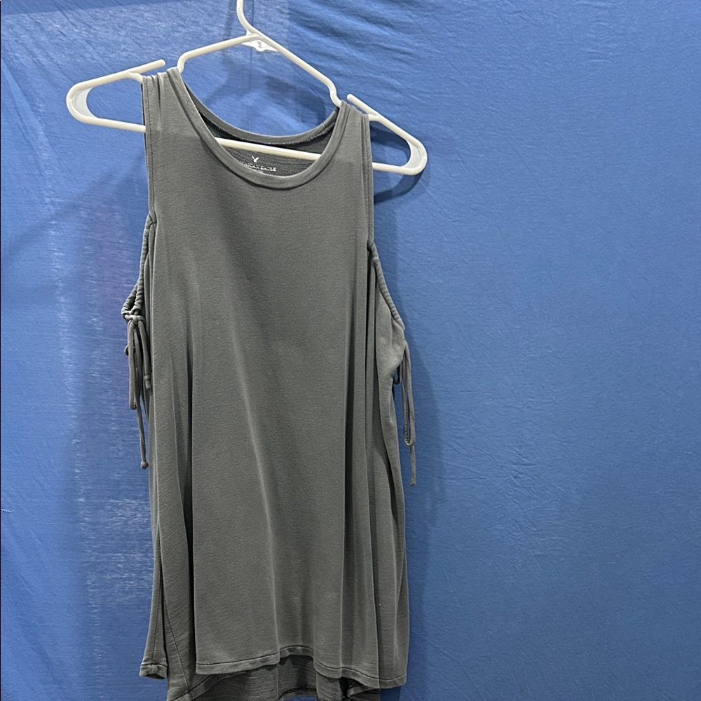American Eagle Outfitters Charcoal Tank Top